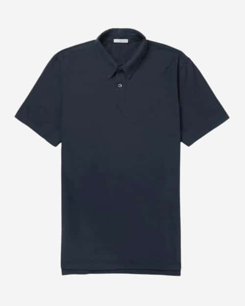 James Perse Supima Cotton-Jersey Polo Shirt
