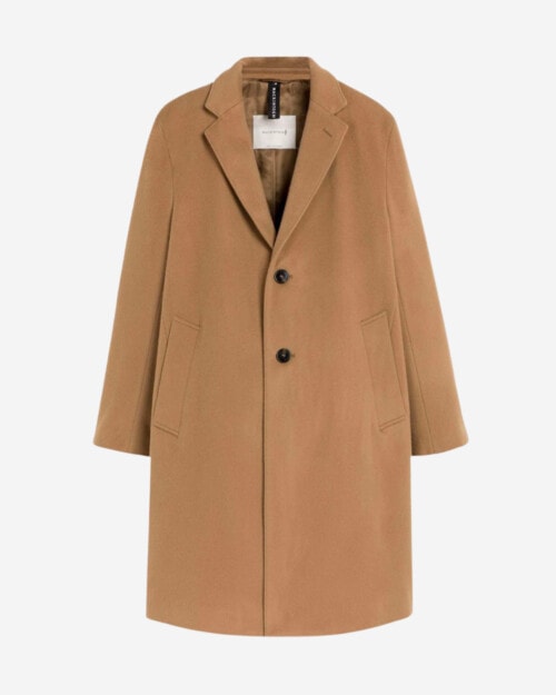 Mackintosh Stanley Beige Wool & Cashmere Coat
