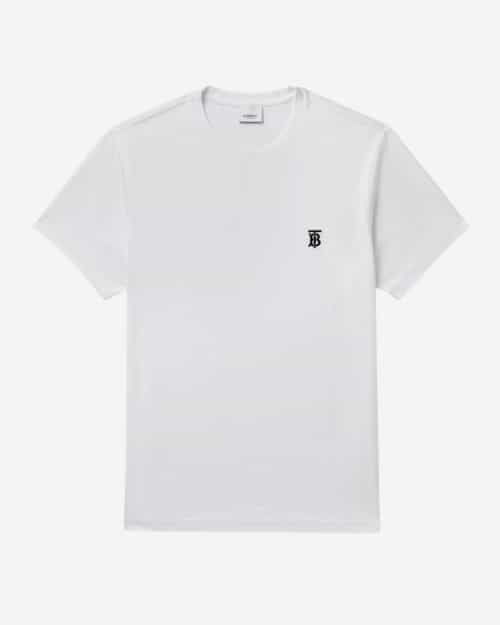 Burberry Logo-Embroidered Cotton-Jersey T-Shirt