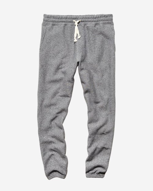 Todd Snyder Issued By: Garment Dyed Fleece Sweatpant in Salt and Pepper
