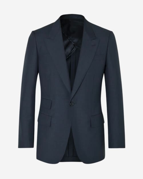 ALEXANDER MCQUEEN Slim-Fit Wool and Mohair-Blend Suit Jacket for