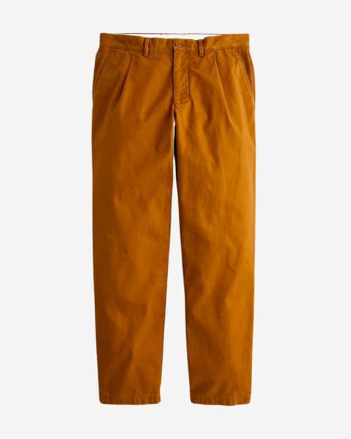 J. Crew Classic Relaxed-Fit Pleated Chino Pant