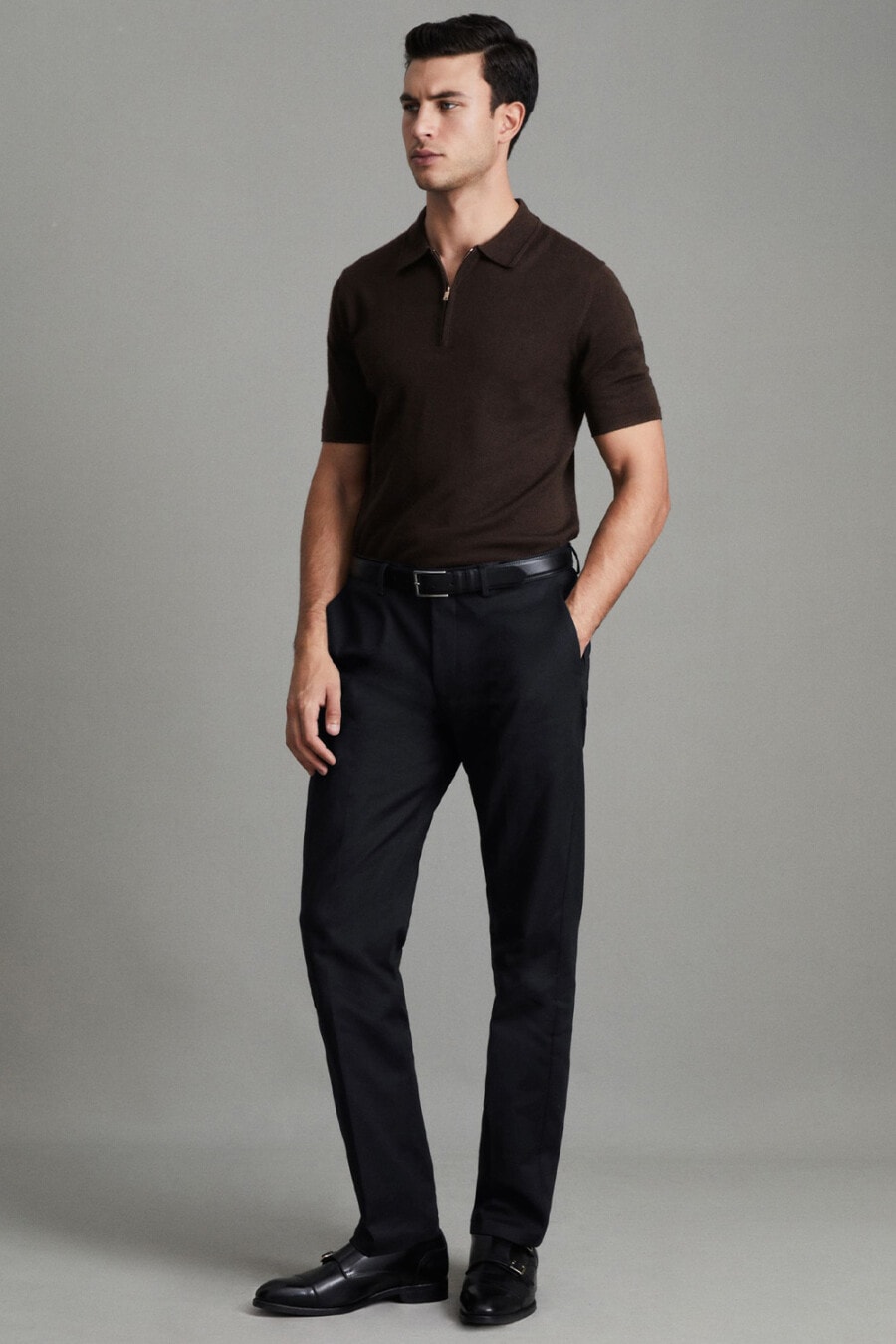 Black Polo with Tan Pants Outfits For Men (34 ideas & outfits)