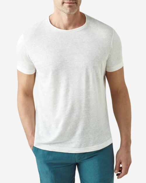 Luca Faloni Linen Jersey T-Shirt