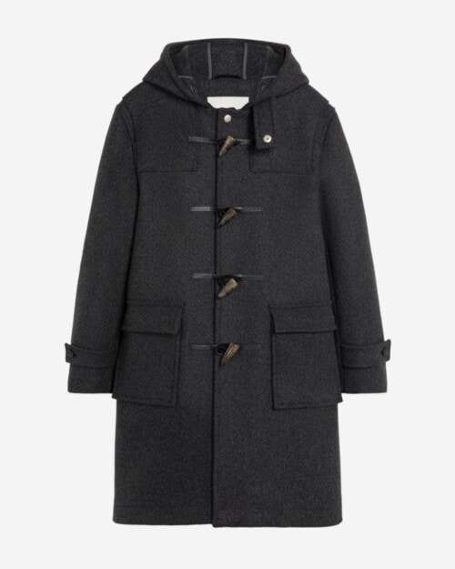 Mackintosh WEIR Grey Wool Duffle Coat