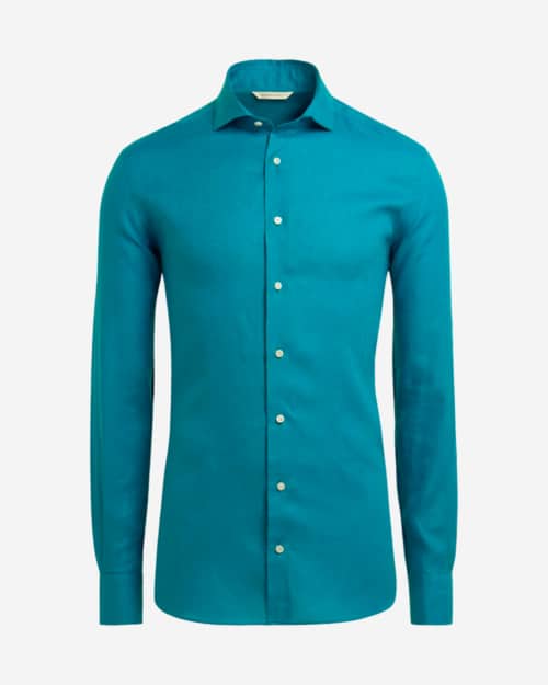 Suitsupply Green Slim Fit Shirt