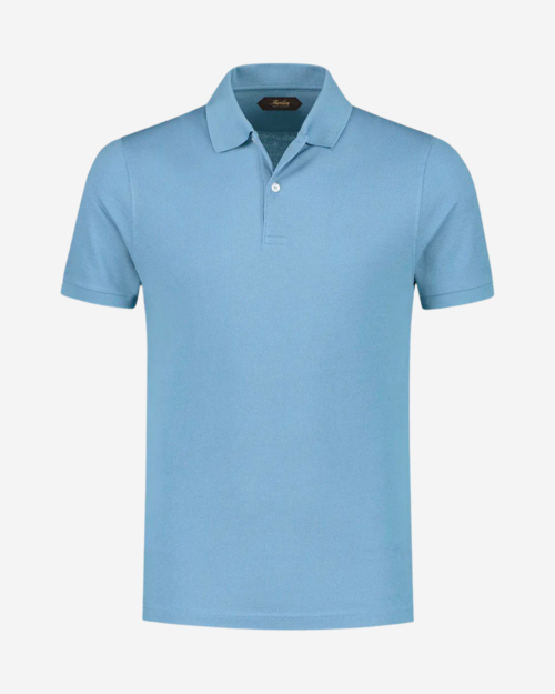 Aurelien Mid Blue Polo Shirt