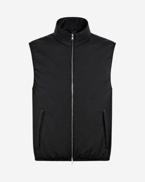 Suitsupply Black Padded Zip Vest