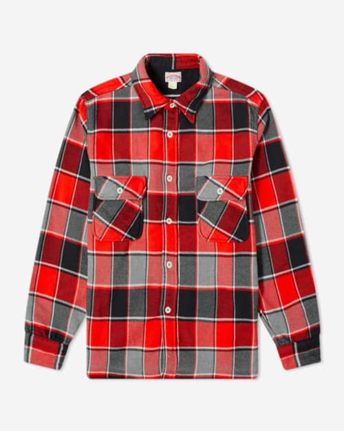 The Real McCoy's 8HU Napped Flannel Shirt