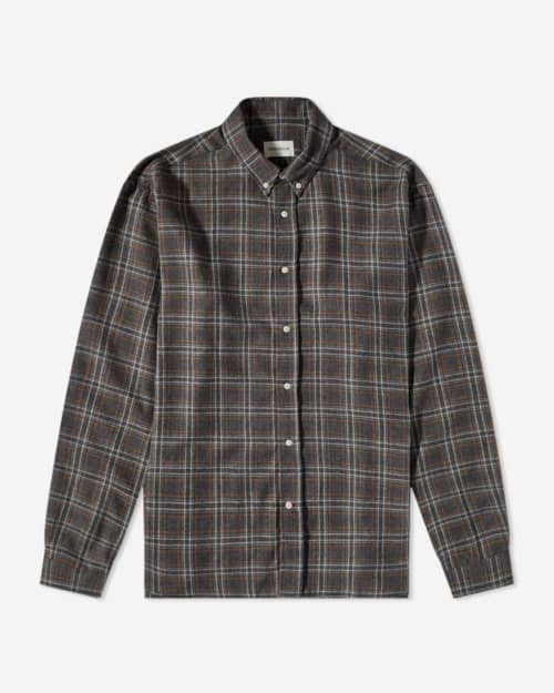 Oliver Spencer Check Brook Button Down Shirt