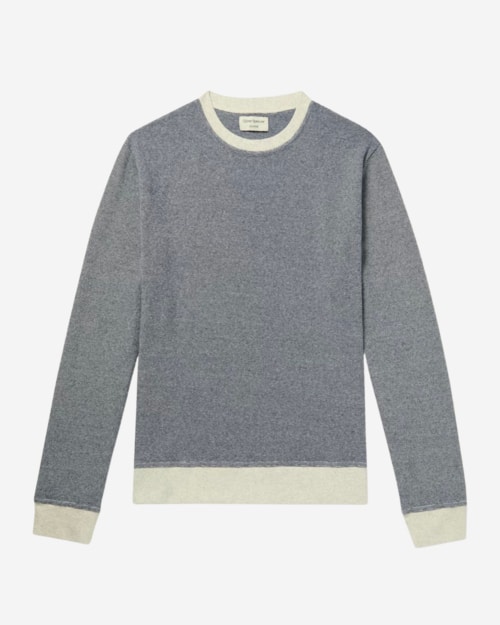 Oliver Spencer Striped Organic Cotton-Jersey Sweatshirt