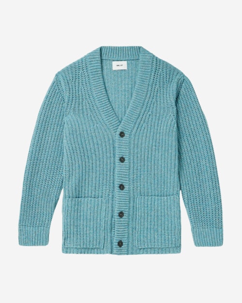 NN07 Benzon 6533 Ribbed Recycled Wool-Blend Cardigan