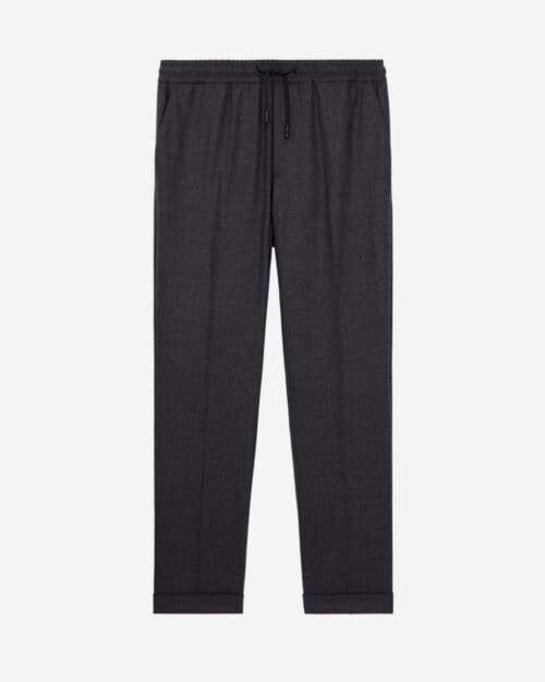 The Kooples Drawstring Flannel Trousers