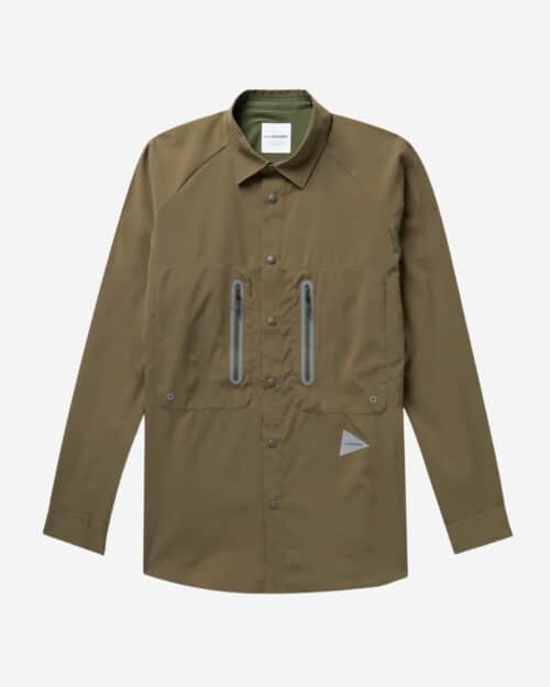 Shell and Jersey-Ripstop Overshirt