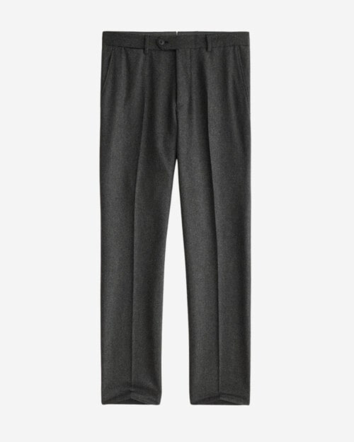 Todd Snyder Wool Flannel Sutton Suit Pant in Charcoal