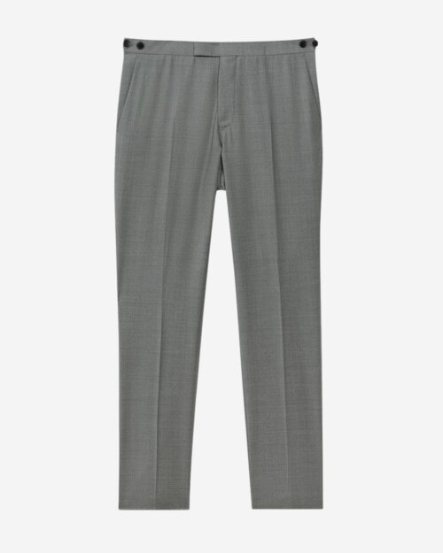 Reiss Como Atelier Wool Cashmere Blend Slim Fit Trousers