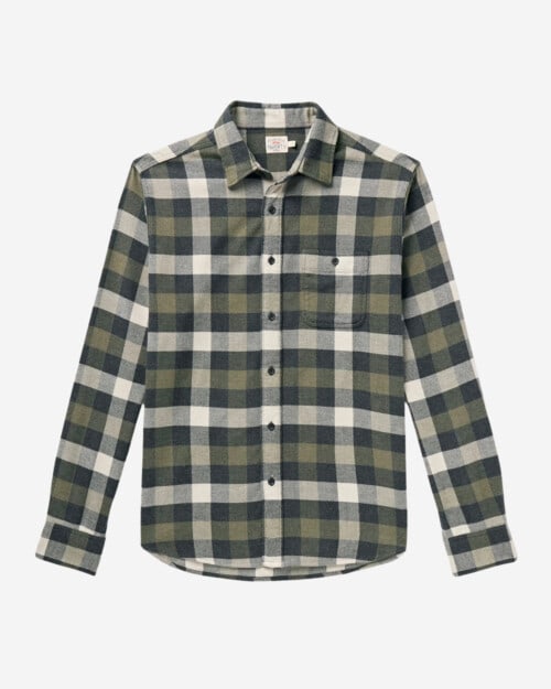 Fatherty Checked Cotton-Flannel Shirt