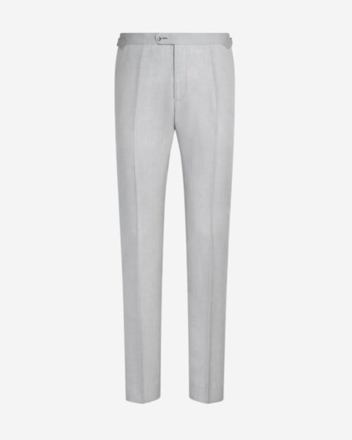 BUY LIGHT GREY CEMENT ARMMANI FORMAL CROPED PANTS DISCOUNTED PRICE | Raj  cloth center