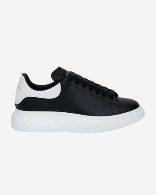 Alexander McQueen Colour-Block Chunky Sneakers in black and white