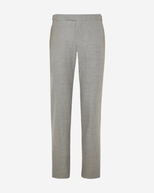 Canali Balance Wool-Blend Flannel Trousers