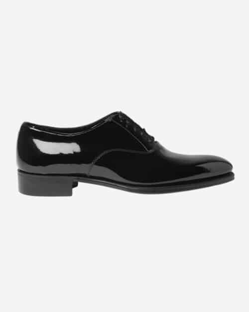 Kingsman + George Cleverley Patent-Leather Oxford Shoes