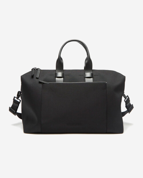 Weekender Leather-Trim Recycled-Fibre Holdall