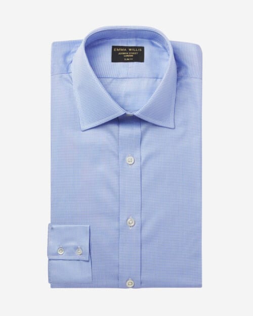 Gingham Cotton-Poplin Shirt