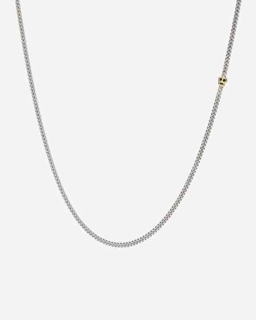 Scosha Endless Chain Necklace in Silver and Gold