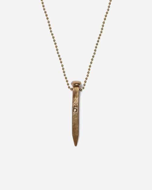 Giles and Brother Railroad Spike Ball Chain Necklace