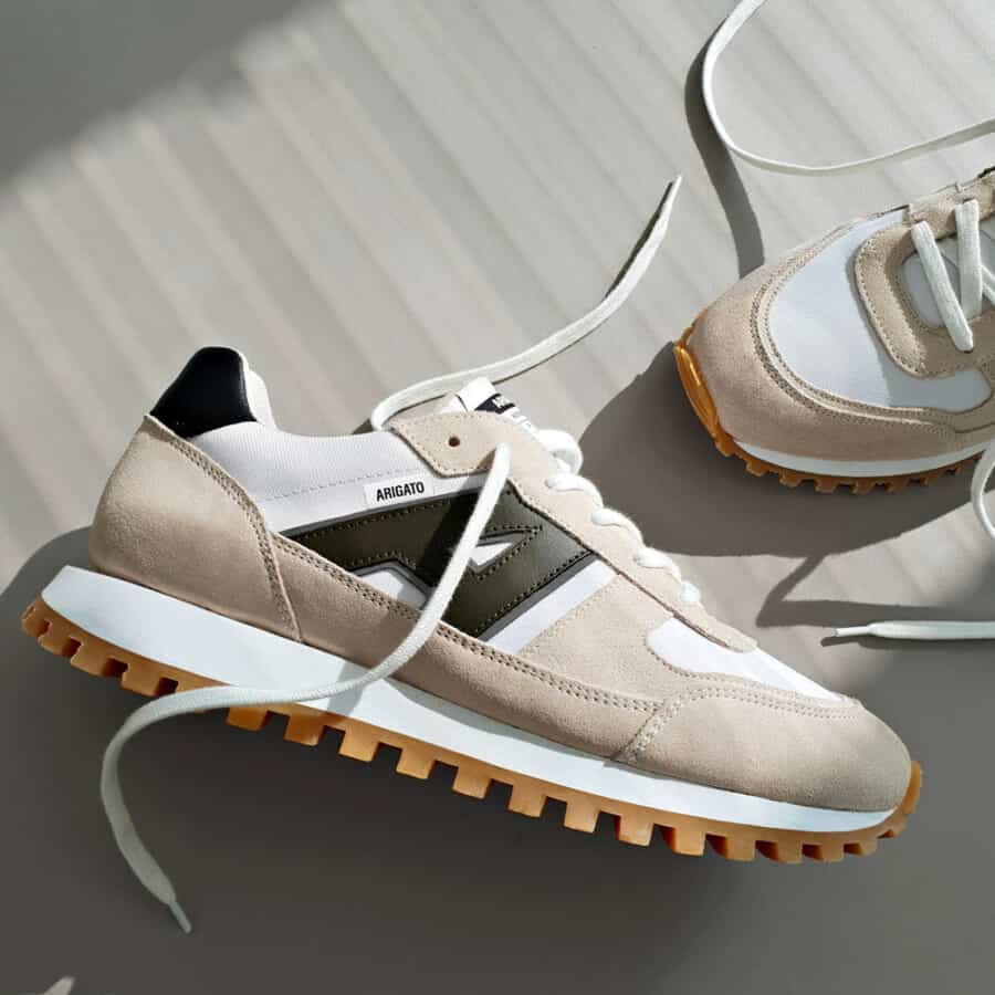 A pair of retro running shoes by Axel Arigato