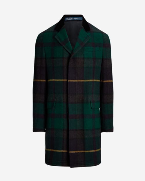 Polo Ralph Lauren Wool Velvet-Collar Topcoat