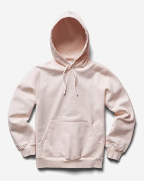 Reigning Champ heavyweight fleece classic hoodie in pale pink