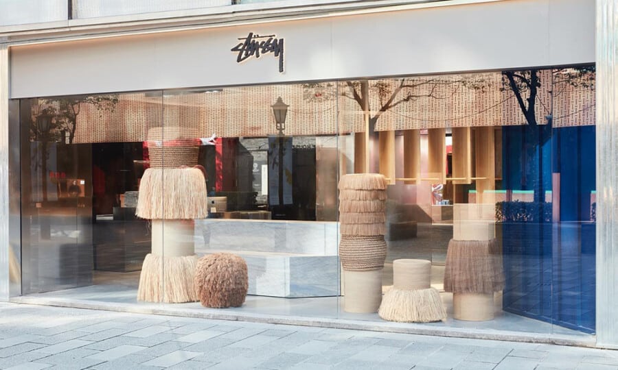 The Stussy storefront in Shanghai