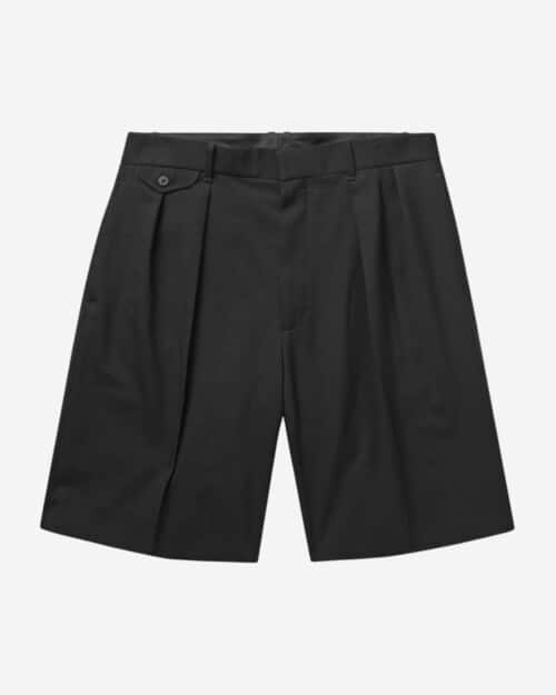 The Row Gerhardt Pleated Stretch Cotton and Cashmere-Blend Twill Shorts