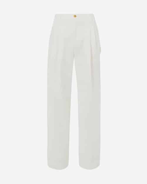 Umit Benan B+ + Jacques Marie Mage Wide-Leg Pleated Cotton and Linen-Blend Cargo Trousers
