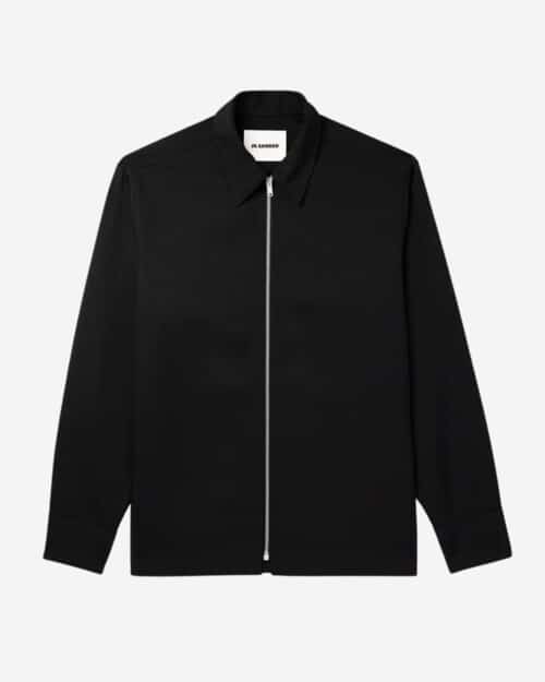 Jil Sander Canvas Zip-Up Shirt Jacket