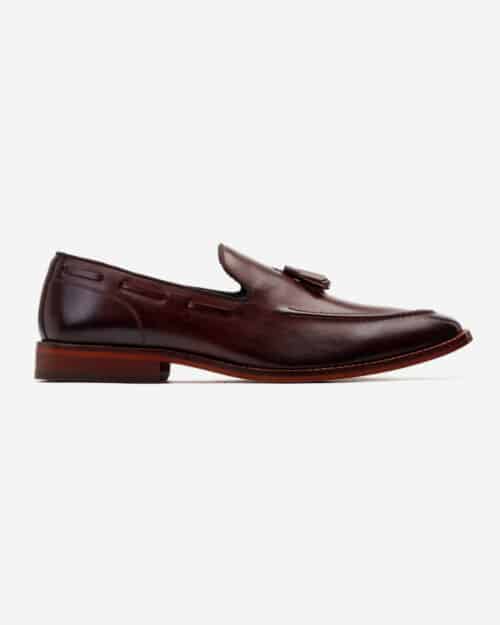 Base London Satire Washed Loafers Brown