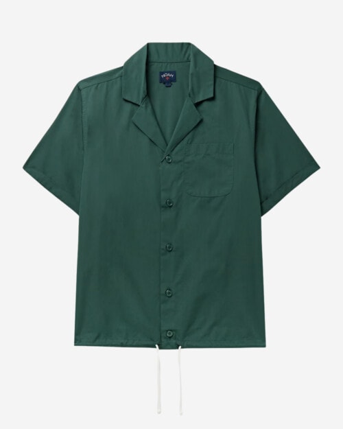 NOAH Camp-Collar Cotton-Poplin Shirt