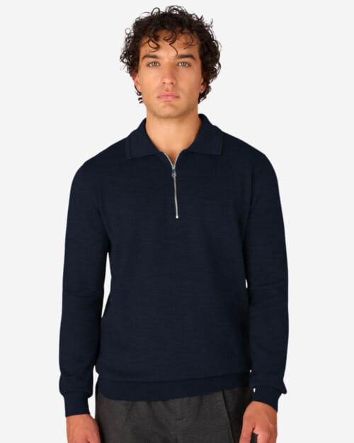 L'Estrange The Lightweight Easy Zip Sweater
