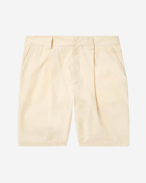 Orlebar Brown Aston Straight-Leg Pleated Cotton Shorts