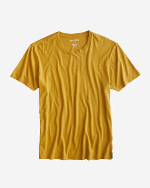 Todd Snyder Made in L.A. Premium Jersey T-Shirt In Bitter Gold