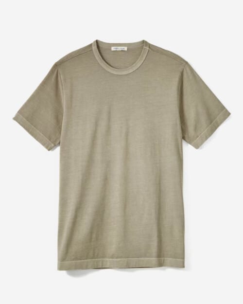 Forty Five Supima Crew T-Shirt in Goat Pigment