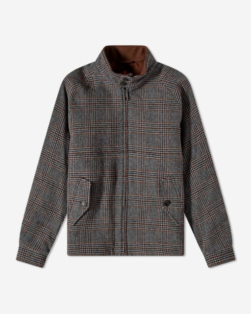 Baracuta G4 Check Wool Harrington Jacket