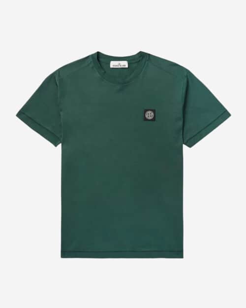 Stone Island Logo-Appliquéd Garment-Dyed Cotton-Jersey T-Shirt
