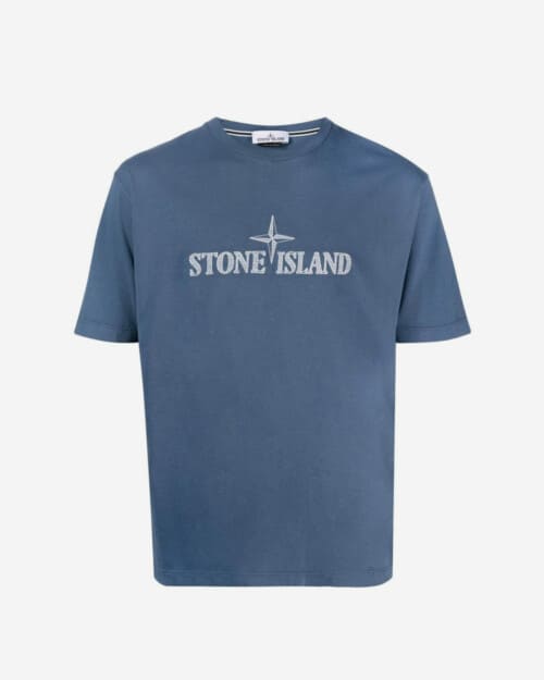 Stone Island Logo-Embroidered Short-Sleeved T-shirt