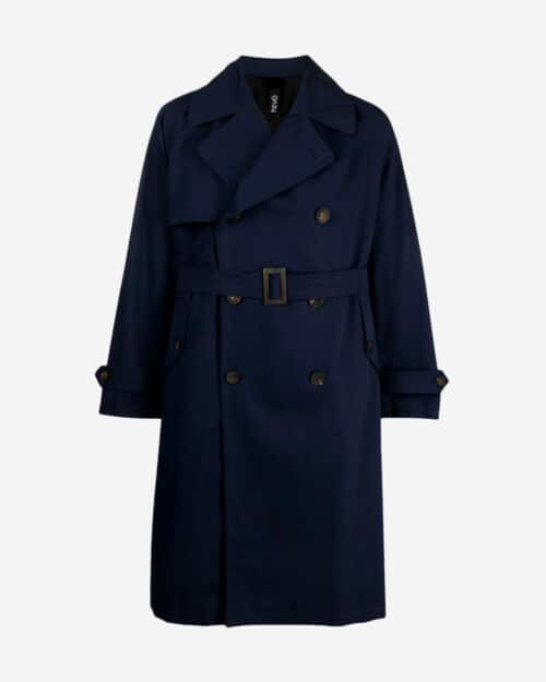 Hevo Double-Breasted Cotton Trench Coat