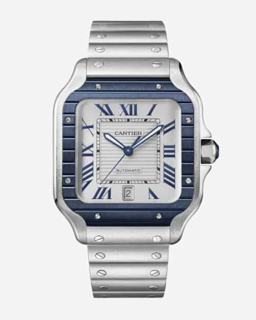 Santos de Cartier Automatic 39.8mm Stainless Steel and PVD-Coated Watch, Ref. No. CRWSSA0047