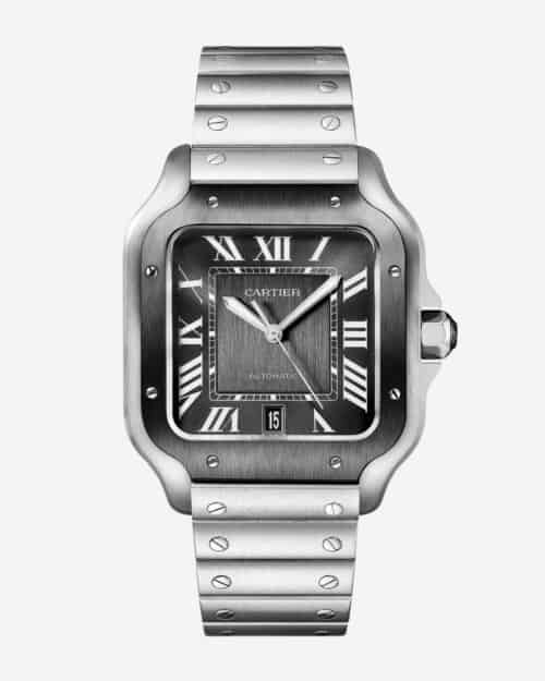 Santos de Cartier Automatic 39.8mm Steel Watch, Ref. No. WSSA0037