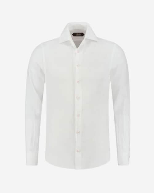 Aurélien White Linen Seaside Shirt