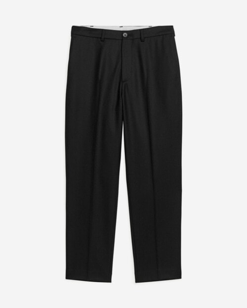 Arket Cropped Tapered Wool Trousers